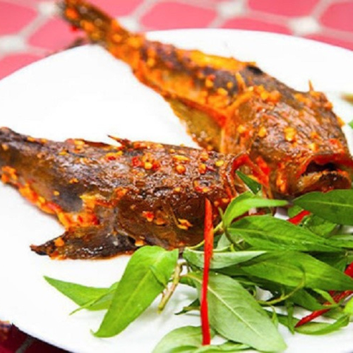 Cá mang nướng muối ớt